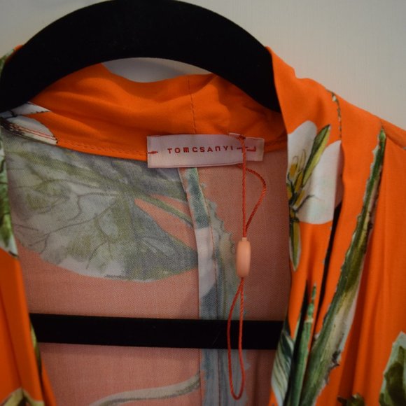 TOMCSANYI Full Length Kimono Dress - Picture 3 of 6